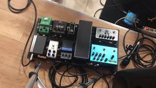 belcat tube50hr  pedalboard sound sample play by 펌킨기타 [upl. by Daveda737]