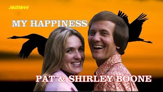 My Happiness 1959  Pat amp Shirley Boone [upl. by Vanna206]