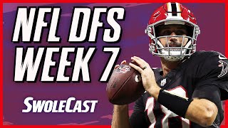 DraftKings DFS NFL Week 7 Picks  Swolecast First Look [upl. by Adlecirg792]