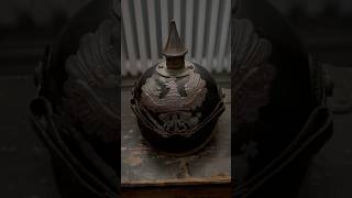 Unboxing M1915 Picklehaube Full vid coming soon history historyofgermany ww1german germanww1 [upl. by Annehs464]