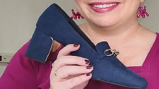 JENN ARDOR Heeled Loafers for Women Block Heel Loafers Comfortable Square Toe Chunky Pumps Review [upl. by Sidwell]