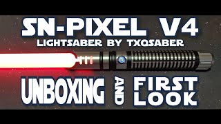 SNPIXEL V4 Lightsaber  TXQSABER  AliExpress  Unboxing Review and First Look [upl. by Ainival]