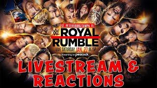 ROYAL RUMBLE 2024 LIVESTREAM amp REACTIONS [upl. by Assilla]