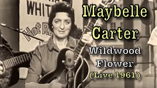 Maybelle Carter  Wildwood Flower Live 1961 [upl. by Illehs]