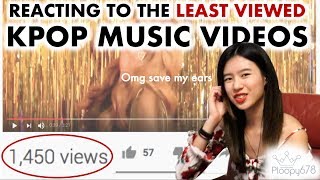 Reacting to the LEAST VIEWED Kpop Music Videos  A Tier List [upl. by Divadnhoj444]