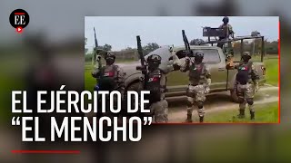 Video de supuesto grupo armado de alias quotEl Menchoquot prende alarmas en México  El Espectador [upl. by Major]