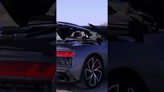 Audi R8 Spyder V10 performance RWD  Roof Opening Mechanism  shorts [upl. by Arihsan]