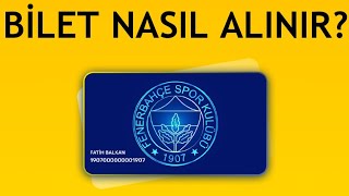 Fenerbahçe Taraftar Kart Bilet Nasıl Alınır [upl. by Trelu]