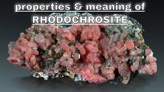 Rhodochrosite Meaning Benefits and Spiritual Properties [upl. by Smitt]