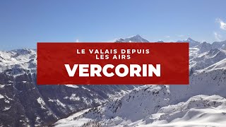 Ep17 Le Valais depuis les Airs  Vercorin en hiver [upl. by Haerdna]