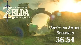 BotW Speedrun  Any no amiibo 3654 [upl. by Kreindler]