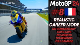 MotoGP™24 Gameplay  🇮🇩 Career Mode 8  Moto2 Yamaha VR46 Master Camp Team  Le Mans FrenchGP [upl. by Isayg]