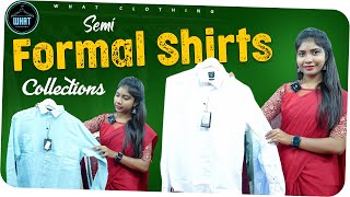 Latest Semi Formal Shirts Collection For Mens  Formal Outputs For Mens  What NX Clothing [upl. by Aluino]