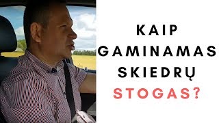 Kaip gaminama SKIEDRΕ² stogo danga [upl. by Anairad]