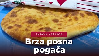 BRZA POGAČA BEZ MLEKA I JAJA posno [upl. by Yank313]