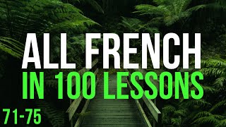 All French in 100 Lessons Learn French Most important French phrases and words Lesson 7175 [upl. by Dambro]