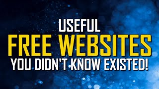 10 Useful FREE WEBSITES You Didnt Know Existed [upl. by Kenzie]