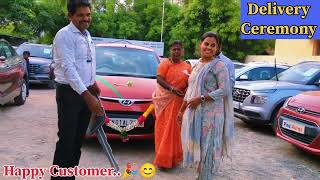 USED CARS  HYUNDAI I10  2010  DELIVERY CEREMONY  HAPPY CUSTOMER  SALES PINEAUTOSTN CHENNAI [upl. by Lombard]