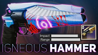 Igneous Hammer Review The God Roll  Destiny 2 Season of the Chosen [upl. by Suiratnauq167]