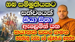 ඇත්තටම සත්වයෙක් කියා දෙයක් තියනවාදVen Hasalaka Seelawimala thero [upl. by Dede]