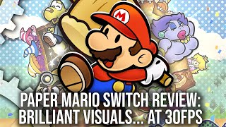 Paper Mario The ThousandYear Door  DF Switch Review  Brilliant Visuals At 30FPS [upl. by Cottrell]