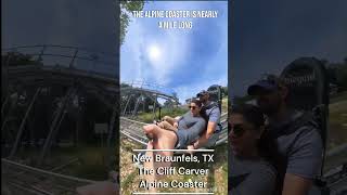 New Braunfels TX Camp Fimfo Cliff Carver Alpine Coaster [upl. by Nyltiak642]