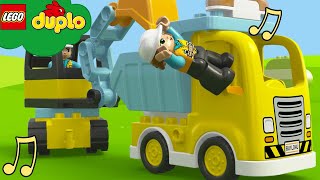 Learn About All Kinds of Trucks  Nursery Rhymes  LEGO DUPLO Cartoons and Kids Songs [upl. by Ielerol346]