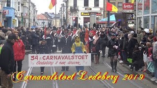 de volledigi carnavalstoet van Ledeberg 2019 [upl. by Henebry]