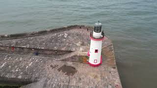 Whitehaven lighthouse West Cumbria [upl. by Nhepets]