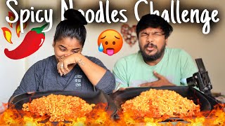 EXTREME SPICY NOODLES CHALLENGE Worst side effect 🥵 [upl. by Nickey]