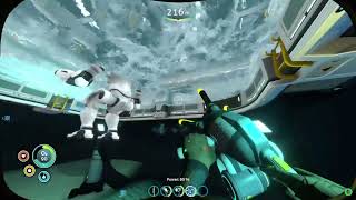 Subnautica \\ Leviathan Almost Eats Me [upl. by Yarahs]