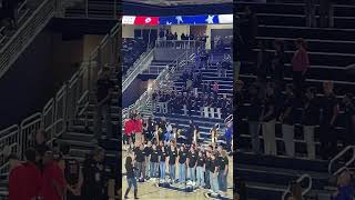 WCS Choir Sings National Anthem at CBU Mens Basketball Game [upl. by Phylis]