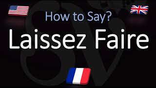 How to Pronounce Laissez Faire CORRECTLY English American French Pronunciation [upl. by Sutsuj]