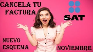 Nuevo Esquema de Cancelación de Facturas CFDI 33 SAT 2019 [upl. by Bob]