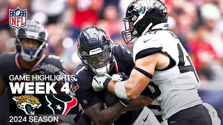 Jacksonville Jaguars vs Houston Texans  2024 Week 4 Game Highlights [upl. by France]