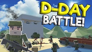 DDAY MILITARY BEACH LANDING BATTLE  Tiny Town VR War Gameplay  Oculus VR Game [upl. by Dodds505]