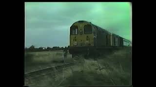 British Rail 1988  Summer Saturday trains at Heckington Lincs [upl. by Einobe]