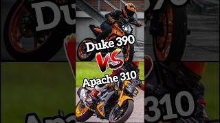 Duke 390 Vs Apache 310 👊🔥 Drag Race shorts shortvideo dragrace duke390 bike [upl. by Vernor]