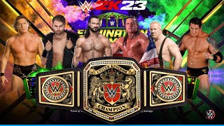 WWE 2K23 ELIMINATION CHAMBER MATCH FOR THE WWE UNITED KINGDOM CHAMPIONSHIP [upl. by Tatman]