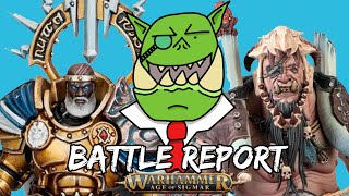 Stormcast Eternals VS Sons of Behemat  Warhammer Age of Sigmar Battle Report [upl. by Fachan792]