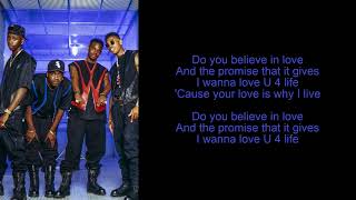 Love U 4 Life by Jodeci Lyrics [upl. by Dwan]