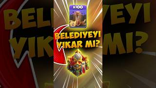 100 TANE DEPREM BELEDİYE BINASINI YIKABİLİR Mİ clashofclans [upl. by Nylsirk526]