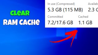 How to Clear RAM Cache in Windows 1011  🚀 Make Computer Faster [upl. by Jocko]