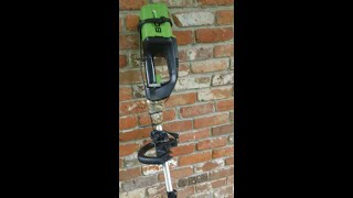 greenworks ST80L00 string trimmer  one year update [upl. by Nolasba]