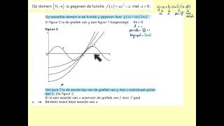 2022I Parabolen en sinusoiden vraag 13 en 14 havo wiskunde B [upl. by Haral]