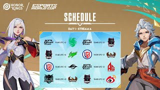 HoK x EWC  Day 1  Group Stage  A Stream [upl. by Roid]