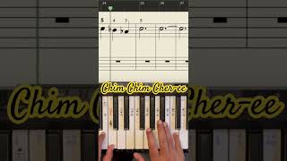 Chim Chim Cheree piano sheetmusic music [upl. by Cadell]