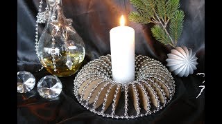 DIY Kranz basteln – Weihnachtsdeko – christmas decoration – upcycling [upl. by Yllom]