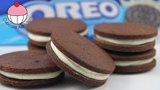 Homemade OREO Cookie Recipe Make DIY Oreo Cookies from Scratch with Cupcake Addiction [upl. by Anidam]