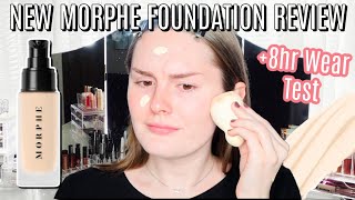 NEW MORPHE FILTER EFFECT SOFTFOCUS FOUNDATION REVIEW AND 8HR WEAR TEST  NEW FOUNDATION 2021 [upl. by Htiffirg]